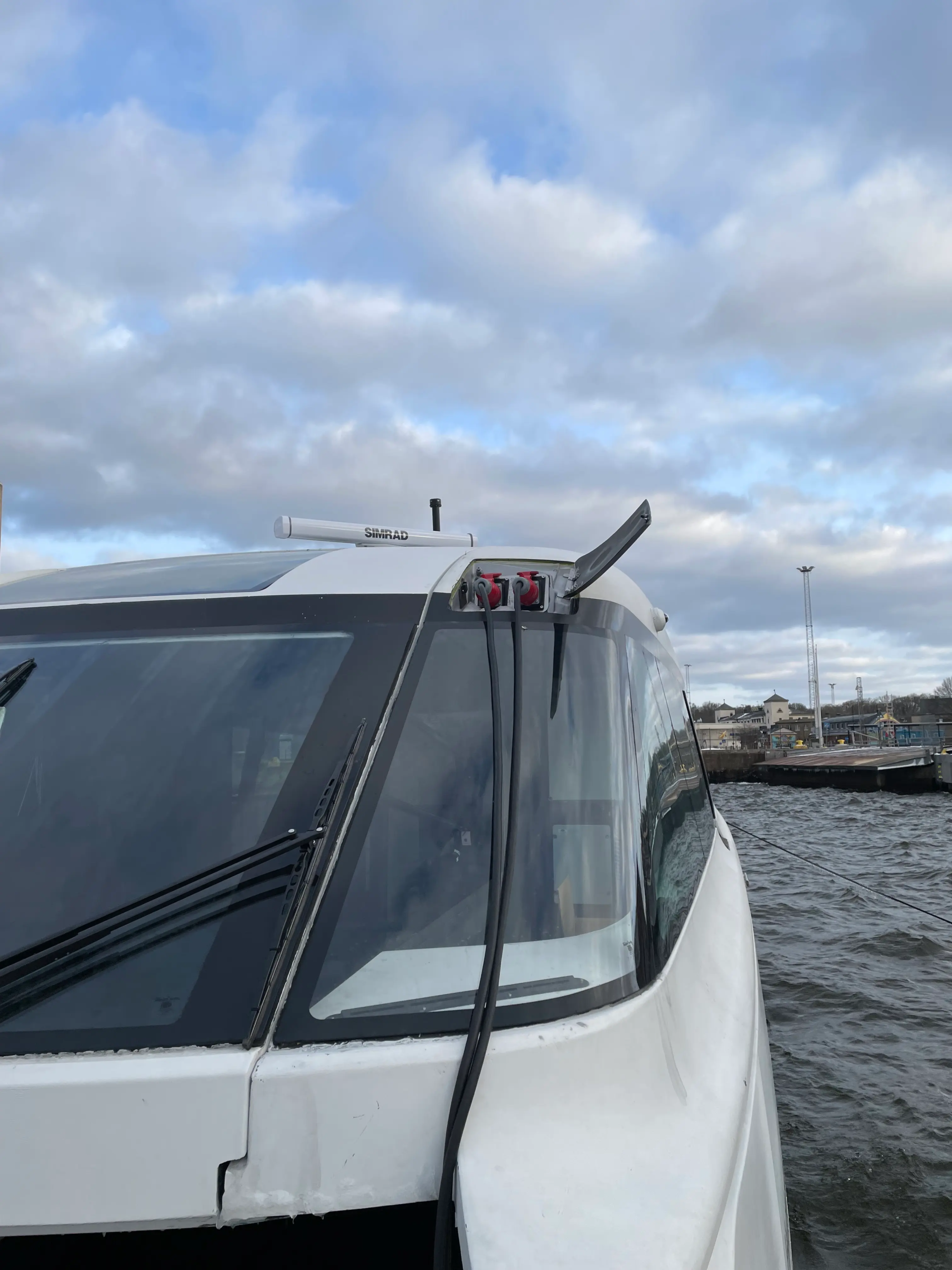 Charging a Candela P-12 Electric Boat in Cold Climate