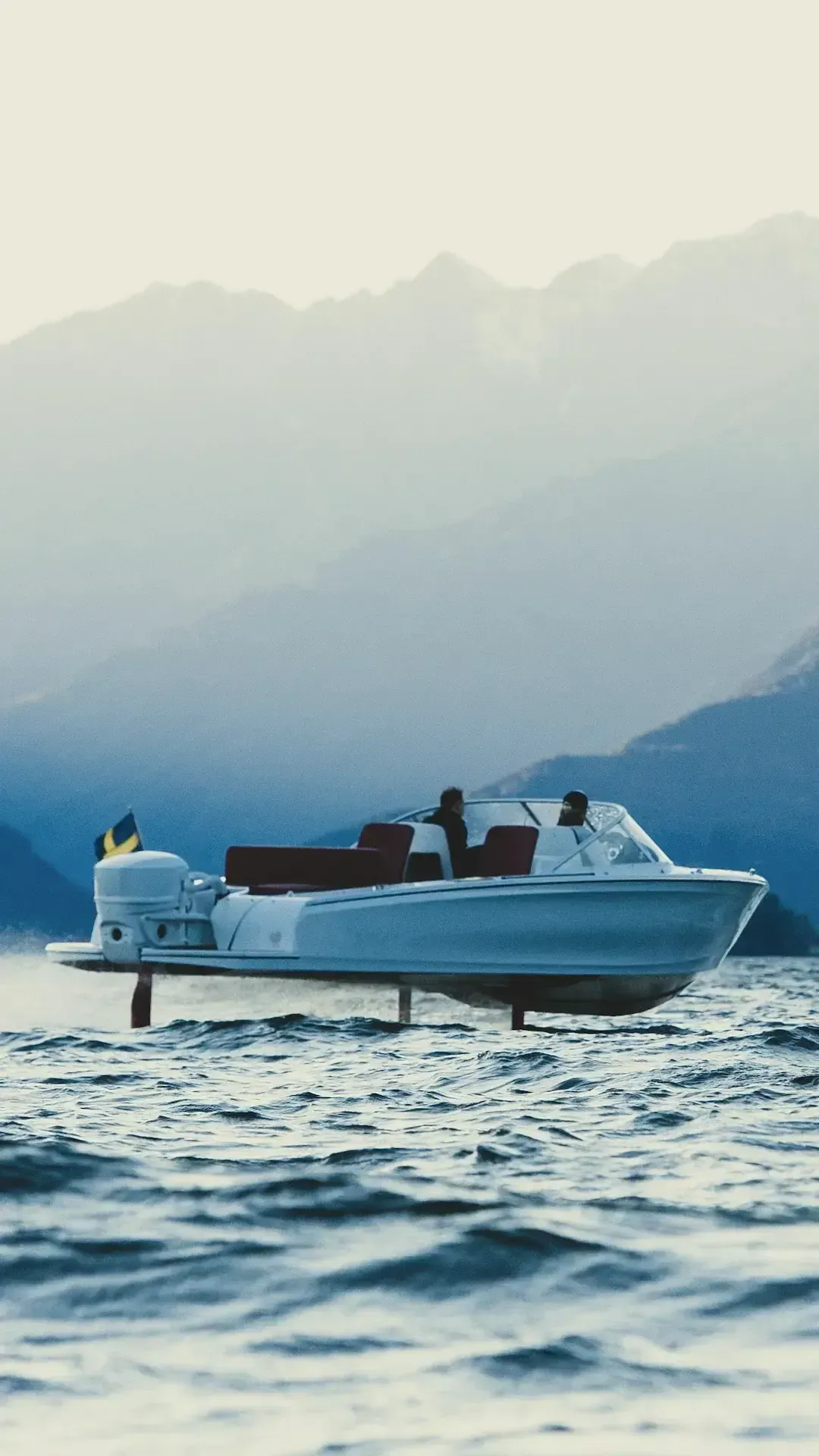 Candela C 7 Hydrofoiling Electric Boat Mobile