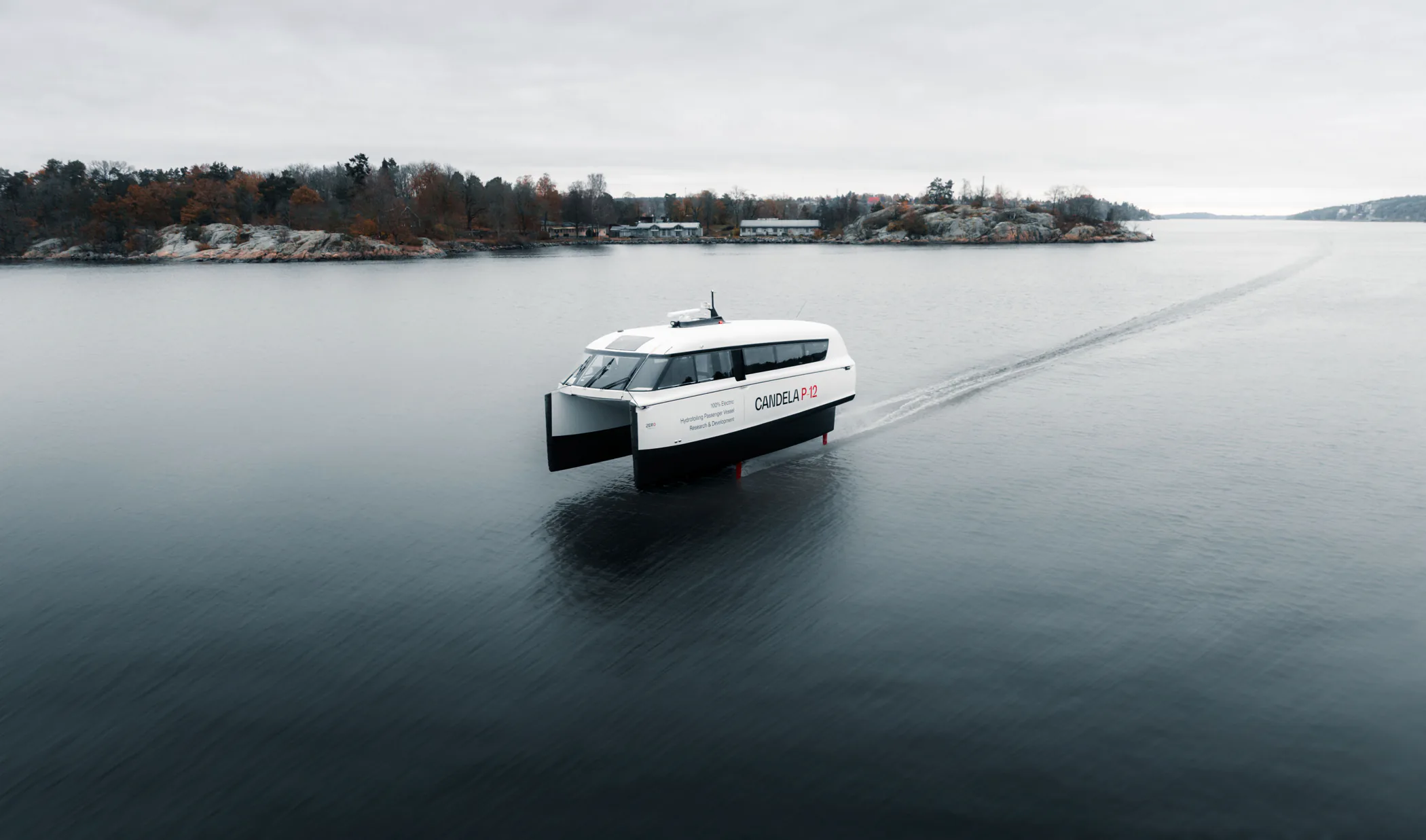 P-12 electric hydrofoil ferry