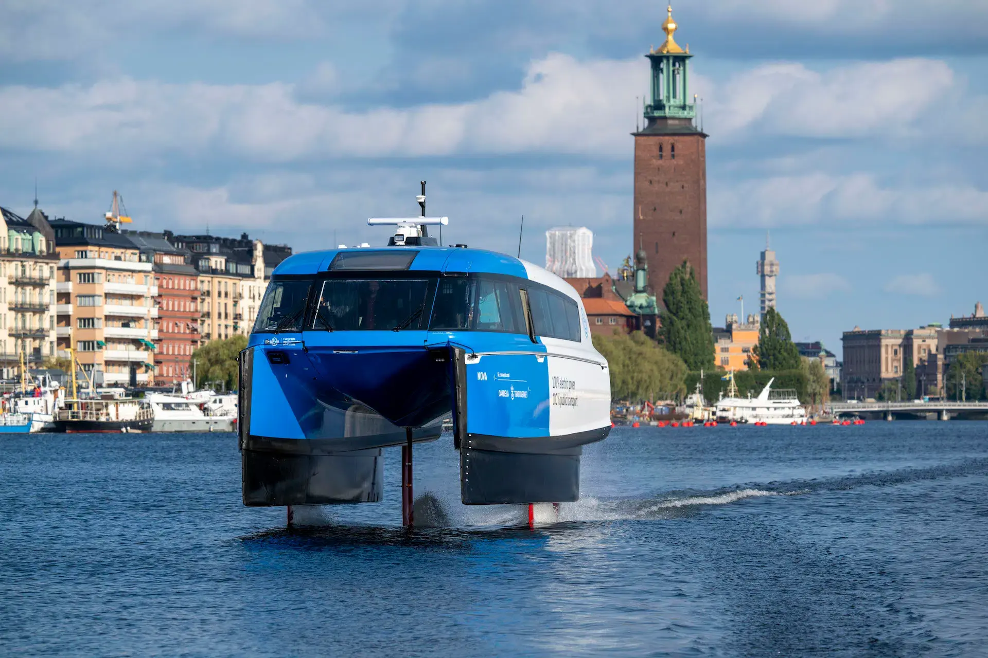 World&rsquo;s First Electric Hydrofoil Ferry Line Takes Off in Stockholm 