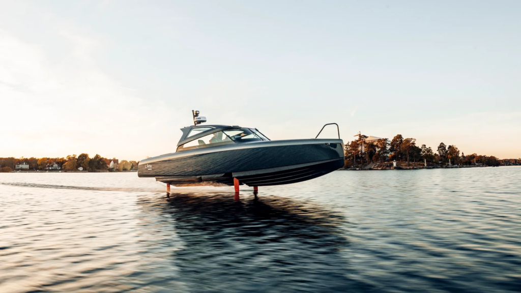 Candela C 8 at the Newport Boat Show